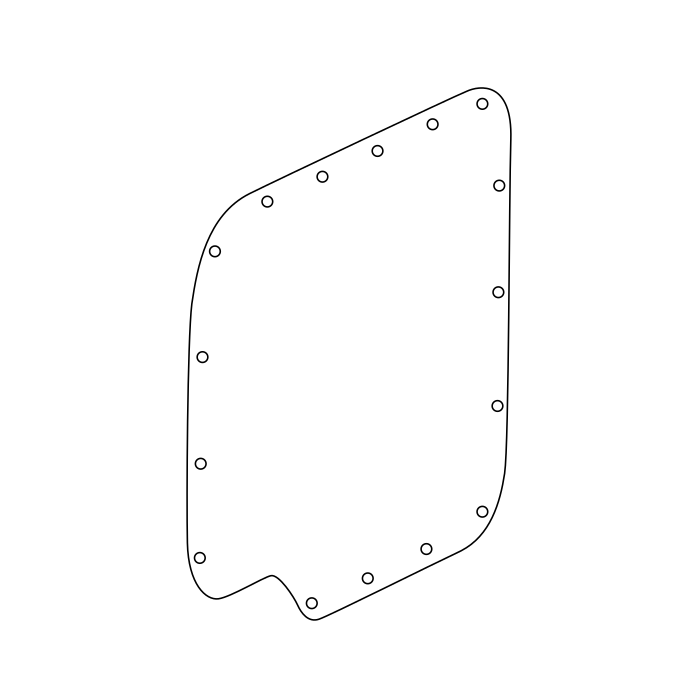 Genuine Maxus C00078351 Panel-sliding Side Door Trim - technical drawing