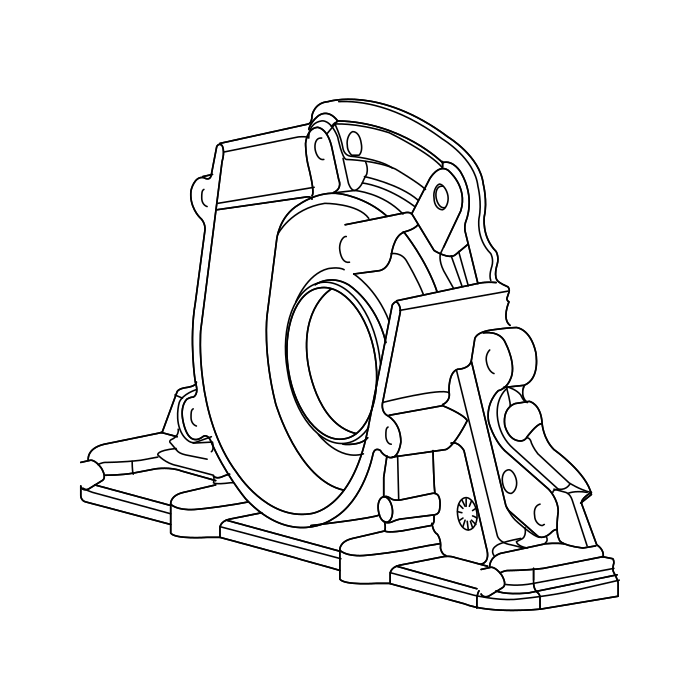 Genuine Maxus C00079141 Seal Ring Carrier-front End - technical drawing