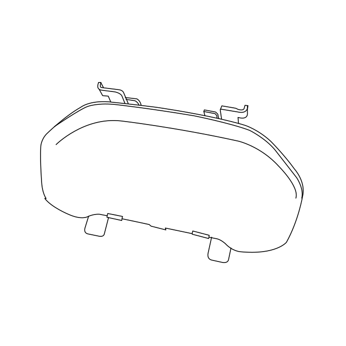 Genuine Maxus C00079254 Cluster Assembly-instrument - technical drawing