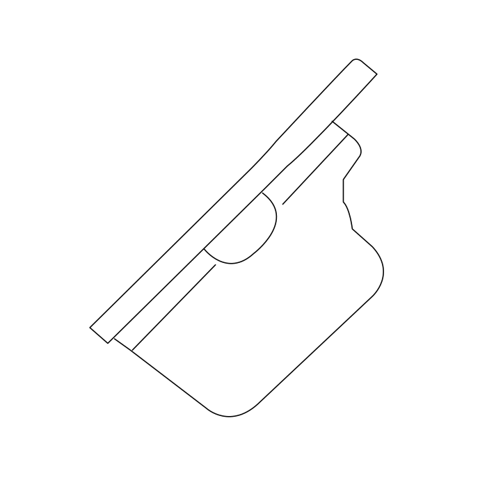 Genuine Maxus C00079482 Seat-front Exhaust Pipe Bracket - technical drawing