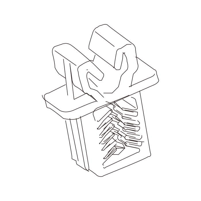 Genuine Maxus C00079817 Clip-tmp Sensor - technical drawing