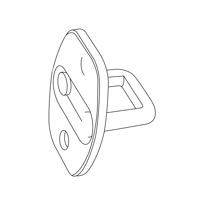 Genuine Maxus C00083122 Locker Assembly-front Side Door - technical drawing