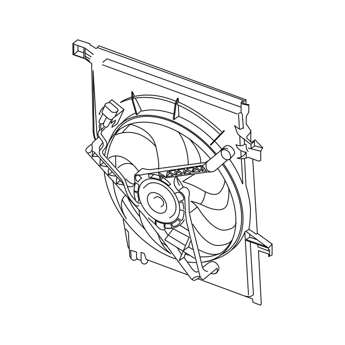 Genuine Maxus C00083137 Deflector-inlet - technical drawing