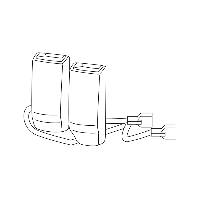 Genuine Maxus C00083606 Striker Assembly-rear Seat Belt Assembly - technical drawing