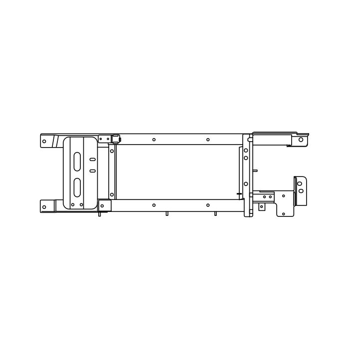 Genuine Maxus C00083675 Bracket Assembly-pdu Mount - technical drawing