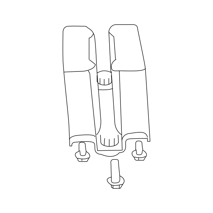 Genuine Maxus C00084952 Bracket-drive Shaft Rear - technical drawing
