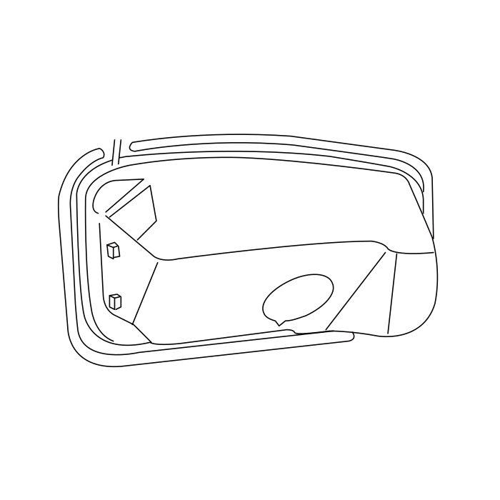 Genuine Maxus C00084979 Panel-fuel Tank Filler Inner - technical drawing