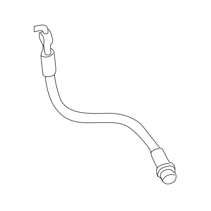 Genuine Maxus C00085405 Hose Assembly-rear Brake - technical drawing