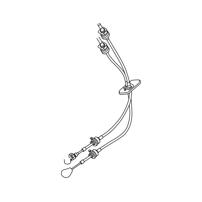 Genuine Maxus C00085630 Cable Assembly-manual Transmission Range Selector - technical drawing