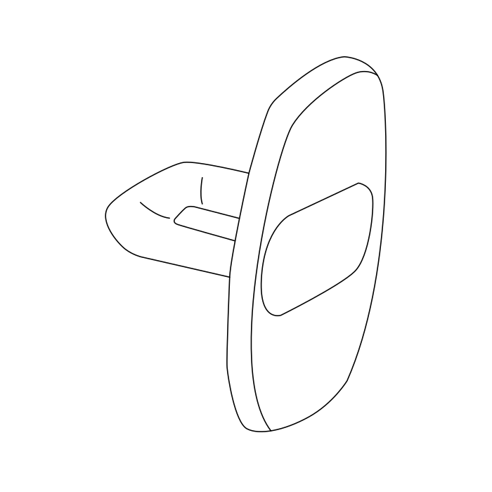 Genuine Maxus C00085886 Pitman-front Side Door Outer Handle - technical drawing