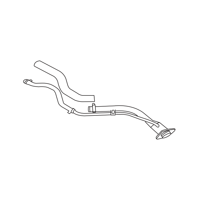 Genuine Maxus C00086848 Clamp-oil Supply Tube To C/reservoir Connector Hose - technical drawing