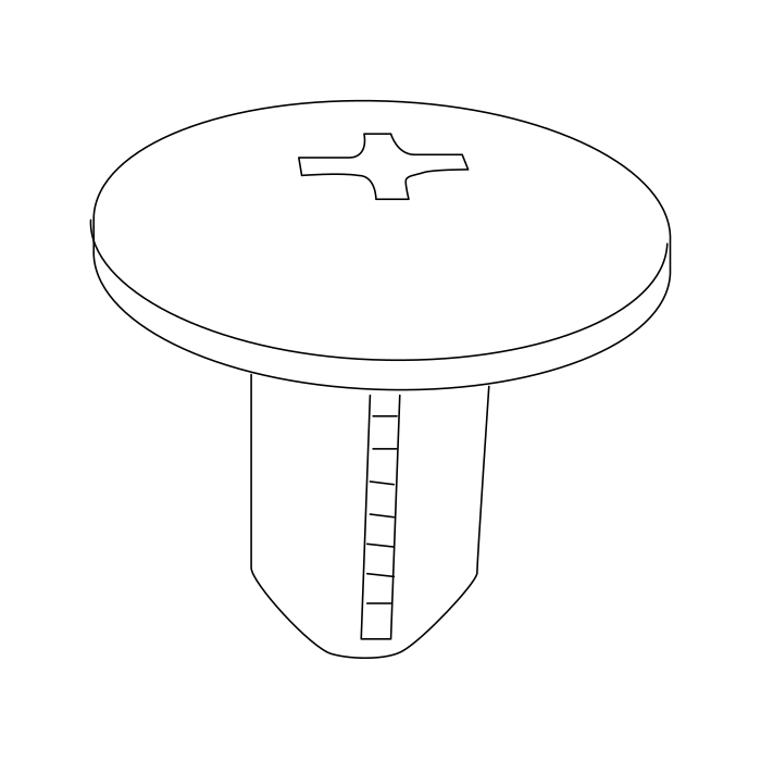 Genuine Maxus C00087590 Clip-console Instrument Panel Front Extension Panel Assembly - technical drawing