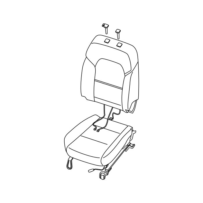 Genuine Maxus C00088649 Guard-driver Seat - technical drawing