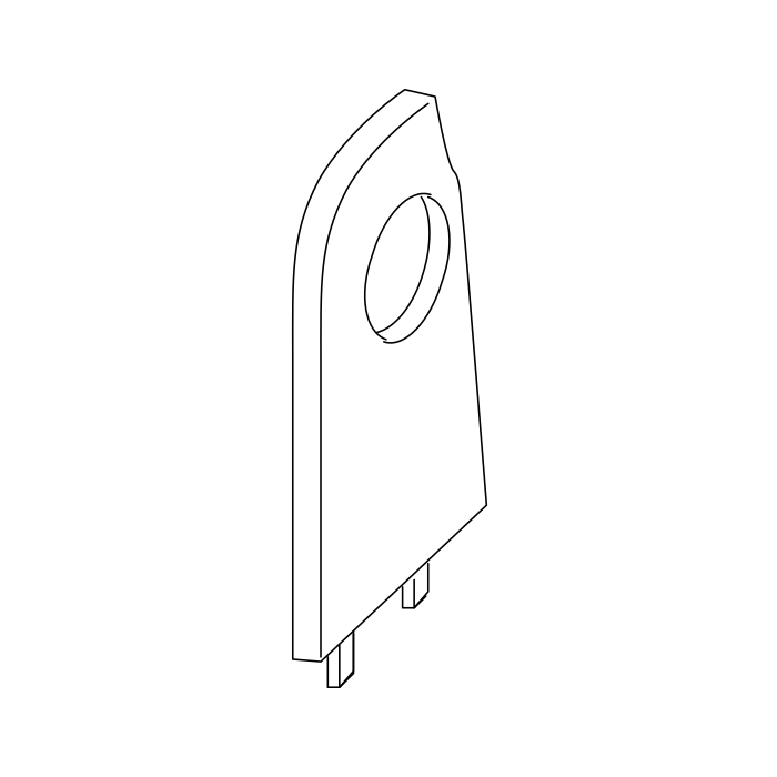 Genuine Maxus C00088665 Guard-rear Passenger Seat - technical drawing