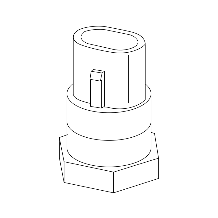 Genuine Maxus C00089326 Switch-pressure Control - technical drawing
