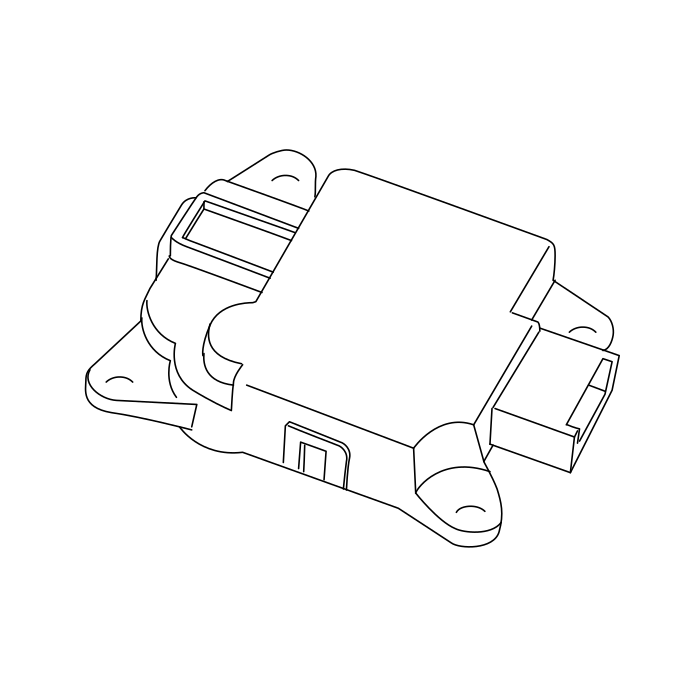Genuine Maxus C00089338 Motor-front Mode Servo - technical drawing