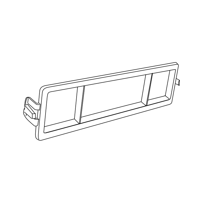 Genuine Maxus C00089346 Plate-air Conditioning Filter Cover - technical drawing