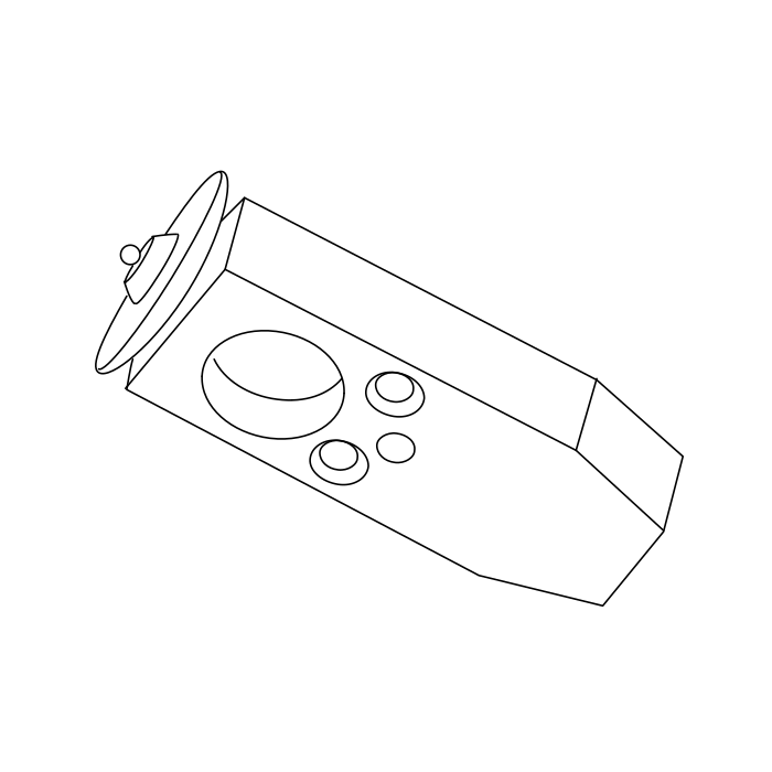Genuine Maxus C00089366 Valve-front Air Conditioning Expn - technical drawing