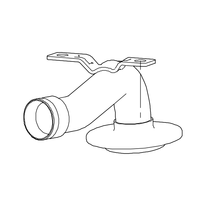 Genuine Maxus C00089373 Pipe Assembly-oil Pump Suction - technical drawing
