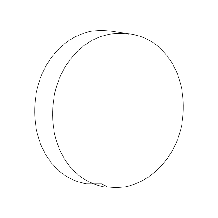 Genuine Maxus C00091580 Cap-oil Gallery - technical drawing