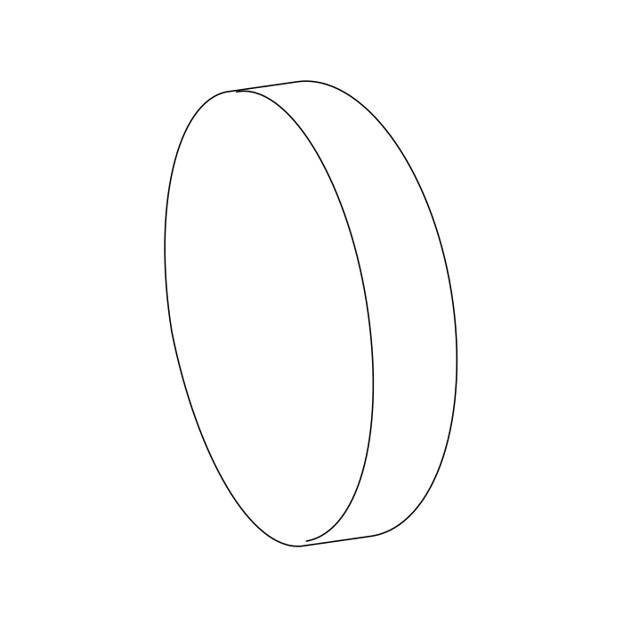 Genuine Maxus C00091606 Cap-oil Gallery - technical drawing