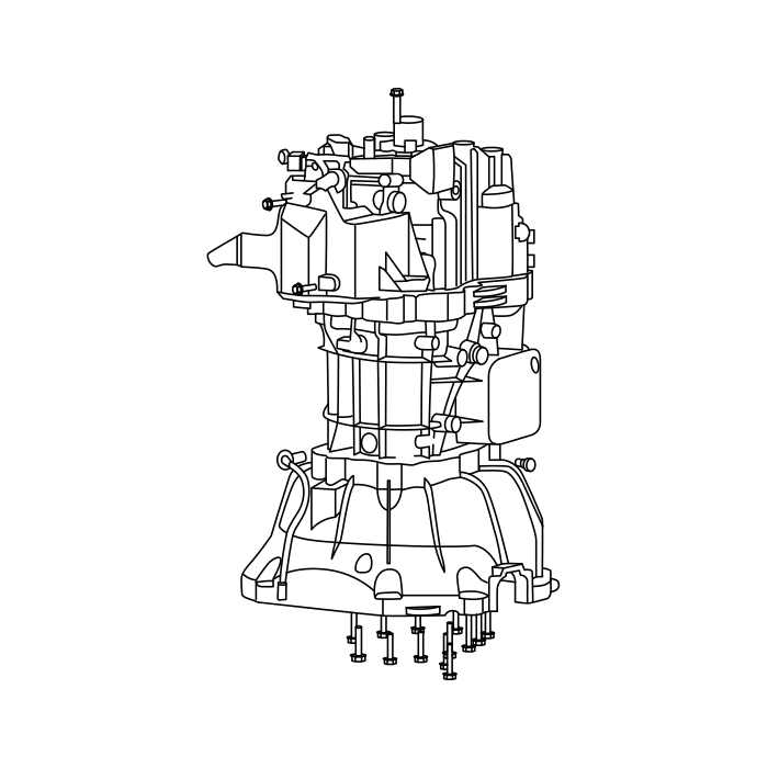 Genuine Maxus C00093416 Pipe Assembly-breather - technical drawing