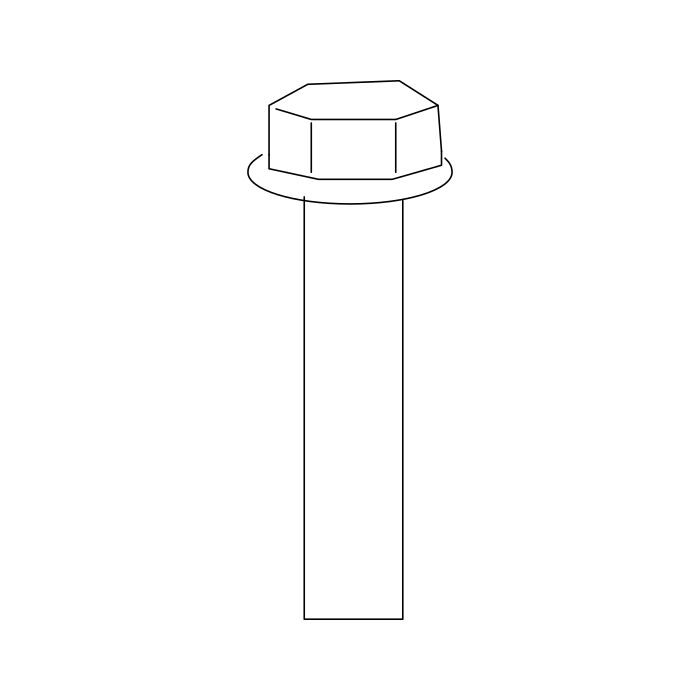 Genuine Maxus C00093573 Bolt-clutch Housing Mounting - technical drawing