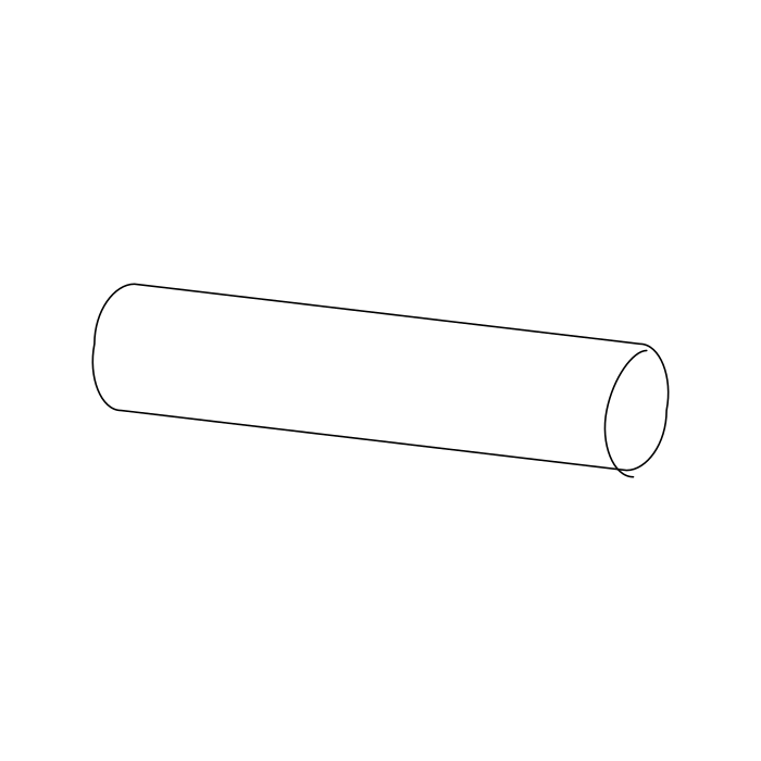 Genuine Maxus C00093661 Pin-fork Shaft - technical drawing