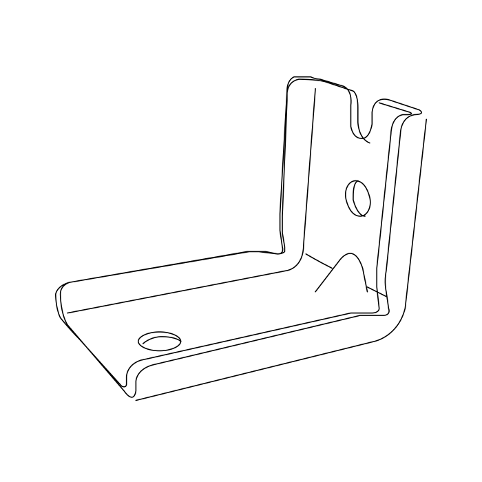 Genuine Maxus C00095202 Panel-front Bump Cross Member Connector - technical drawing