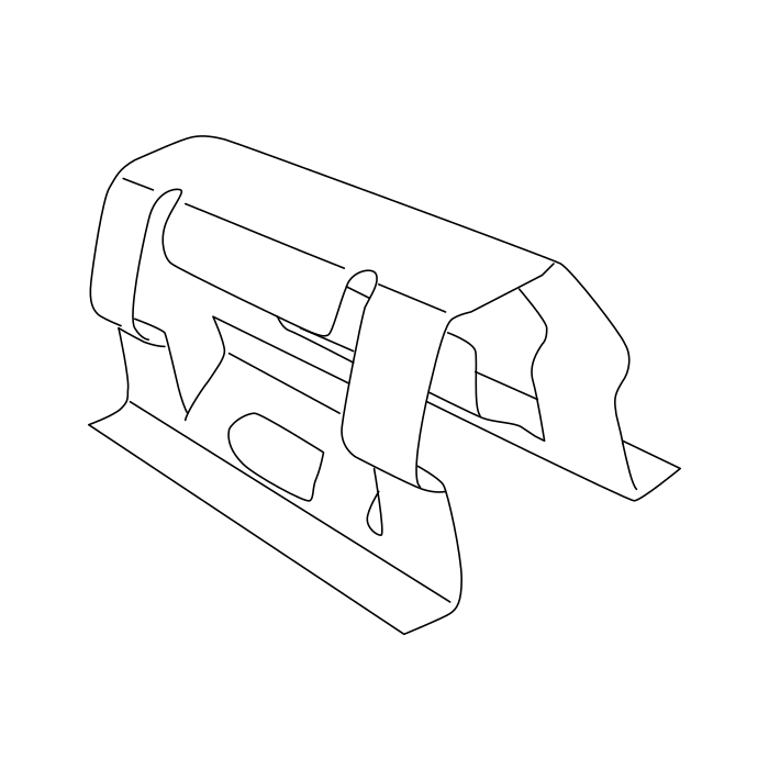 Genuine Maxus C00097839 Clip-front Side Door Inner Trim Panel Assembly - technical drawing