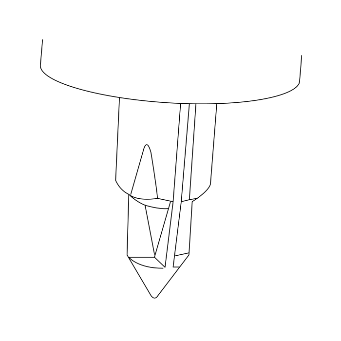 Genuine Maxus C00097845 Screw Cover - technical drawing
