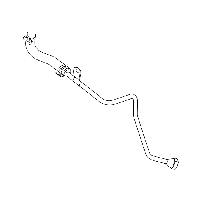 Genuine Maxus C00097943 Tube-lamp Exhaust Gas Recirculation Pressure Difference Sensor Inlet - technical drawing