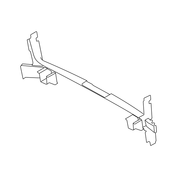 Genuine Maxus C00098858 Crossmember-rear - technical drawing