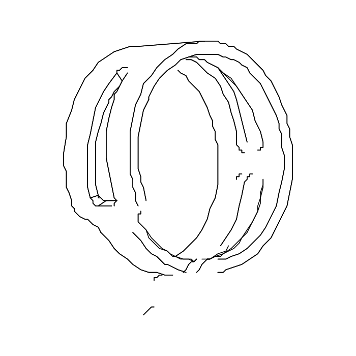 Genuine Maxus C00099220 Pipe-little Circle Water - technical drawing