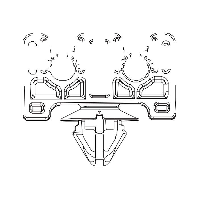 Genuine Maxus C00100013 Bracket-rear Brake Hose1 - technical drawing