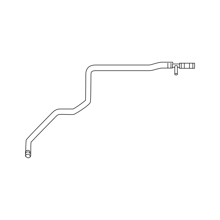 Genuine Maxus C00100225 Hose-radiator Vent Outlet - technical drawing