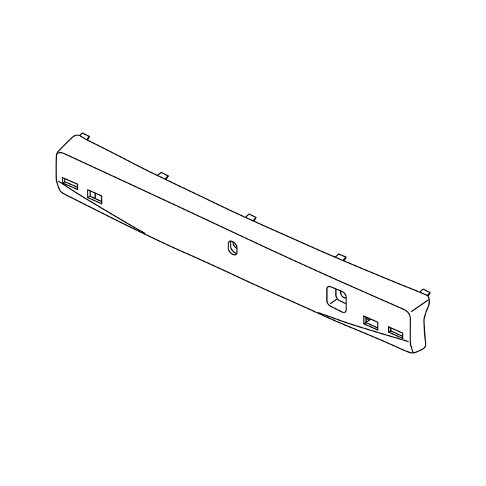 Genuine Maxus C00100319 Support-bumper Front - technical drawing