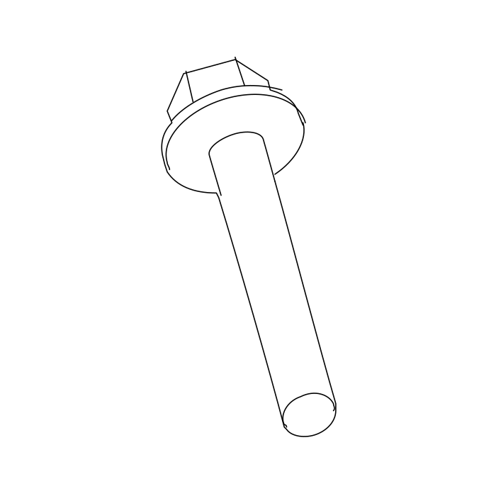 Genuine Maxus C00101117 Bolt/screw-front Lower Control Arm To S/frame - technical drawing