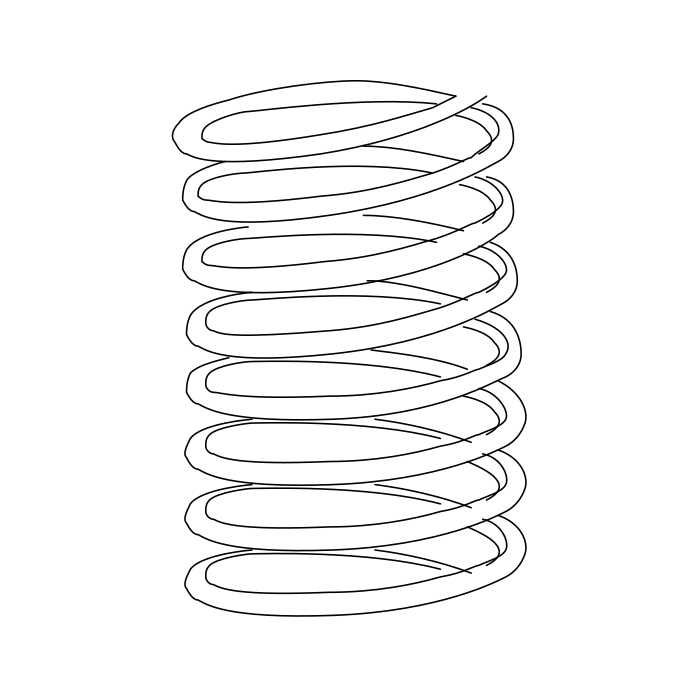 Genuine Maxus C00101688 Spring-valve - technical drawing