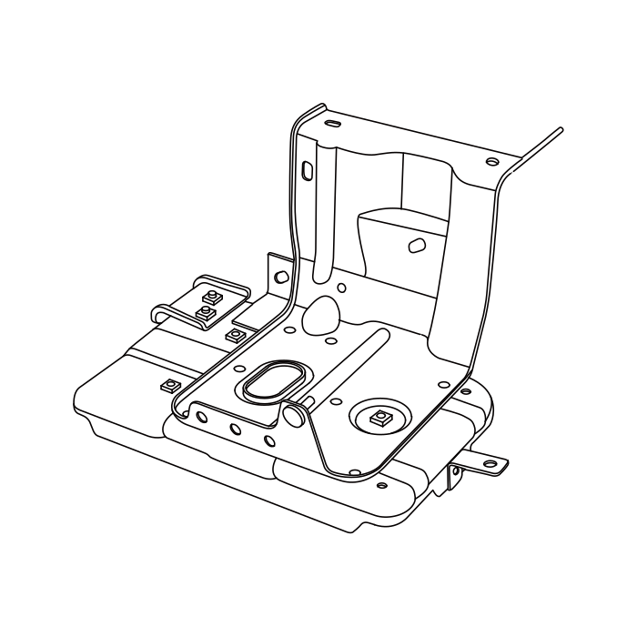 Genuine Maxus C00102245 Bracket Assembly-front Compartment Fuse Box - technical drawing