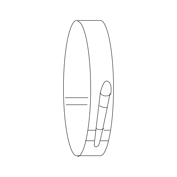 Genuine Maxus C00103109 Clamp-catalytic To Turbocharger - technical drawing