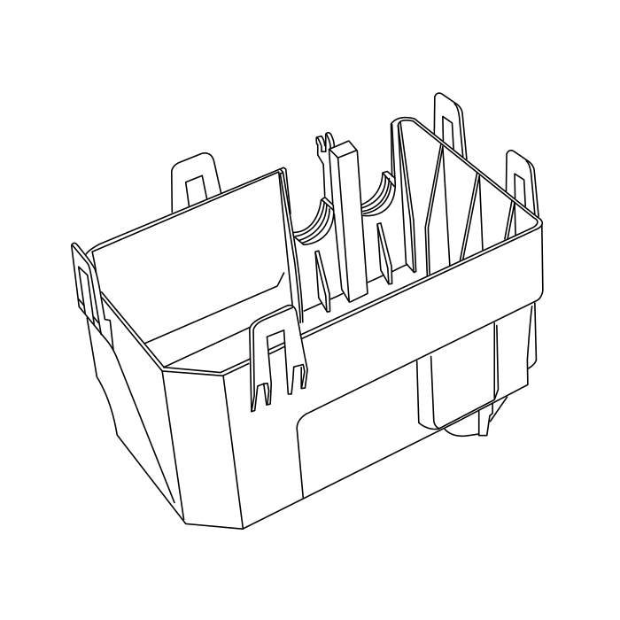 Genuine Maxus C00103823 Cap-front Hood Harness Fuse Box Under - technical drawing