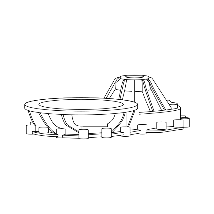 Genuine Maxus C00103970 Case Assembly-transmission - technical drawing