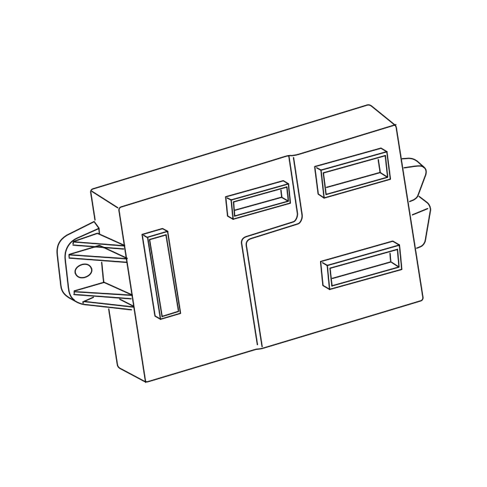 Genuine Maxus C00104781 Module-body Control - technical drawing