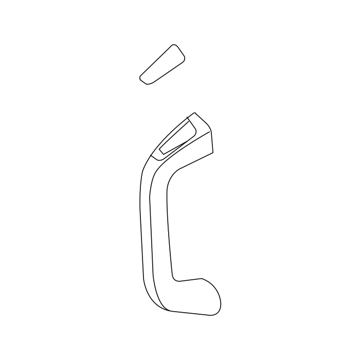 Genuine Maxus C00108753 Plug-a/pillar Pull Handle Assembly - technical drawing
