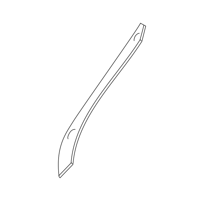 Genuine Maxus C00109221 Reinforcement-front Bumper - technical drawing