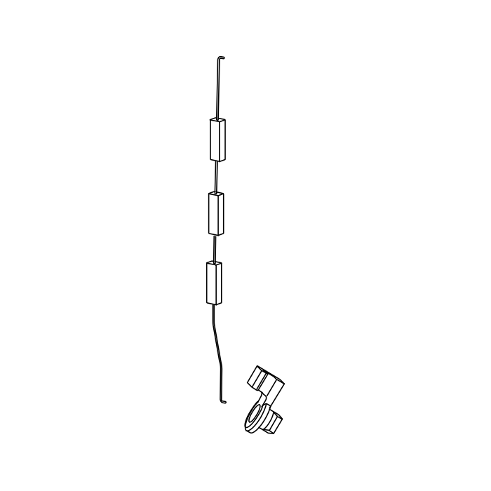 Genuine Maxus C00109864 Cable-rear Door Release - technical drawing