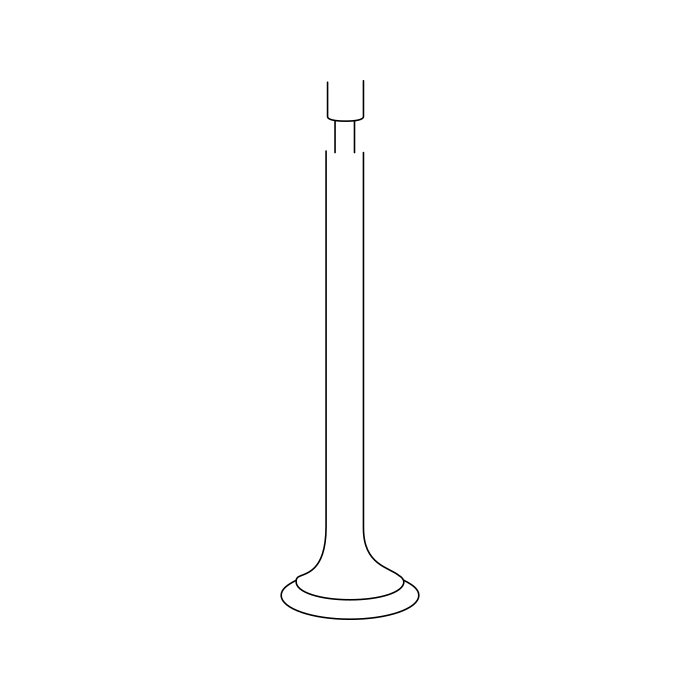 Genuine Maxus C00111120 Valve-intake - technical drawing