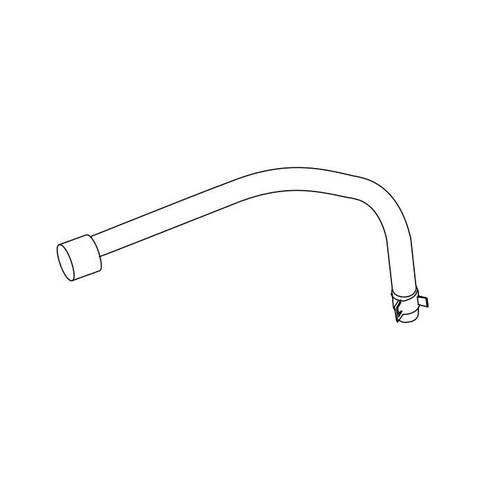 Genuine Maxus C00111123 Pipe-transfer Case Breather - technical drawing