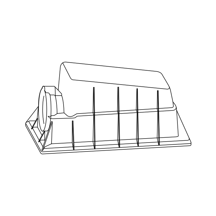 Genuine Maxus C00112589 Filter Assembly-air - technical drawing